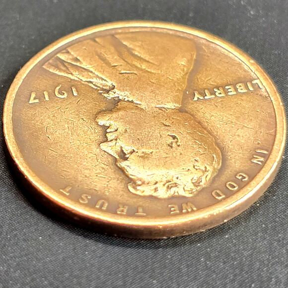 Antique 1917 No Mint Mark Doubled Die Obverse Lincoln Wheat Cent Penny READ - Picture 8 of 11